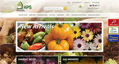 Desktop Screenshot of hpsseed.com